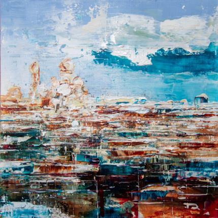 Peinture Paris butte Montmartre #1 par Reymond Pierre | Tableau Figuratif Huile Paysages, Urbain