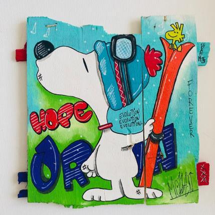 Peinture  HIVER  par Molla Nathalie  | Tableau Pop-art Acrylique, Bois, Posca Icones Pop