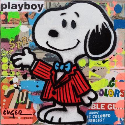 Painting PLAYBOY by Euger Philippe | Painting Pop-art Acrylic, Gluing Pop icons