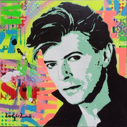 Peinture DAVID BOWIE par Euger Philippe | Tableau Pop-art Acrylique Icones Pop