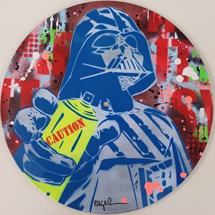 Peinture STREET DARK VADOR VINYLE par Euger Philippe | Tableau Pop-art Acrylique Icones Pop