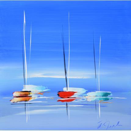 Peinture Beau Voyage par Munsch Eric | Tableau Figuratif Acrylique, Huile Marine