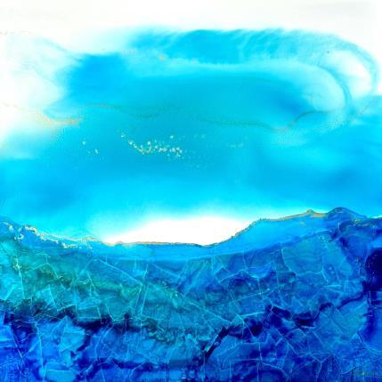 Gemälde Poésie marine 2055 von Depaire Silvia | Gemälde Abstrakt Acryl Landschaften, Marine, Minimalistisch