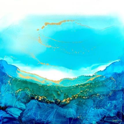 Painting Poésie marine 1924 by Depaire Silvia | Painting Abstract Acrylic Landscapes, Marine, Minimalist
