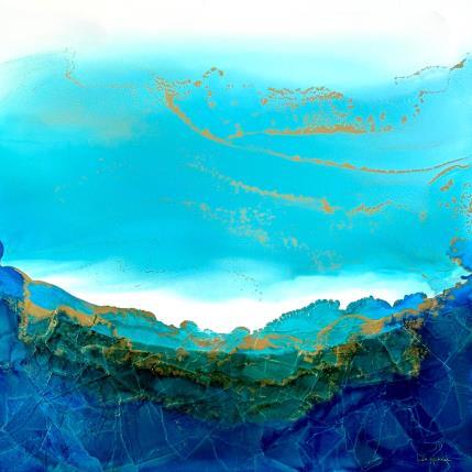 Painting Poésie marine 1925 by Depaire Silvia | Painting Abstract Acrylic Landscapes, Marine, Minimalist