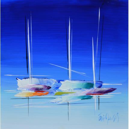 Peinture Belle étendue par Munsch Eric | Tableau Figuratif Acrylique, Huile Marine