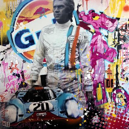 Peinture Racing Steve 1971 par Novarino Fabien | Tableau Pop-art Icones Pop