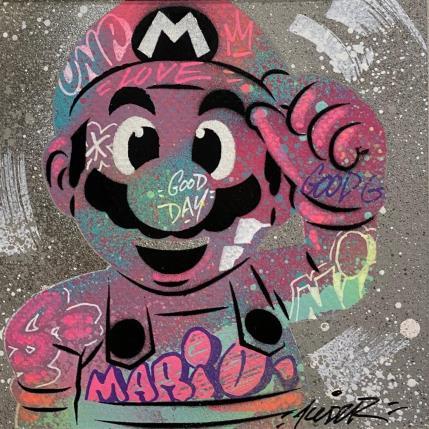 Painting Mario by Kedarone | Painting Pop-art Acrylic, Graffiti Pop icons
