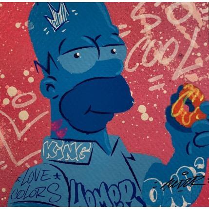Painting Homer by Kedarone | Painting Pop-art Acrylic, Graffiti Pop icons