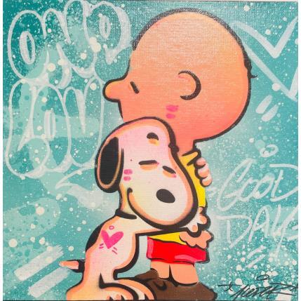 Painting Charli Snoopy by Kedarone | Painting Pop-art Acrylic, Graffiti Pop icons