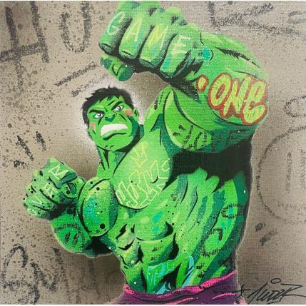 Painting Hulk by Kedarone | Painting Pop-art Acrylic, Graffiti Pop icons