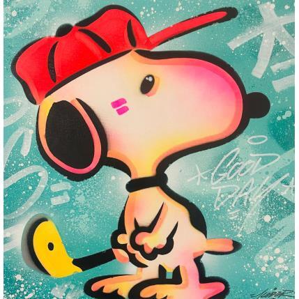 Peinture Snoopy Golf par Kedarone | Tableau Pop-art Acrylique, Graffiti Icones Pop