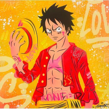 Painting Luffy by Kedarone | Painting Pop-art Acrylic, Graffiti Pop icons