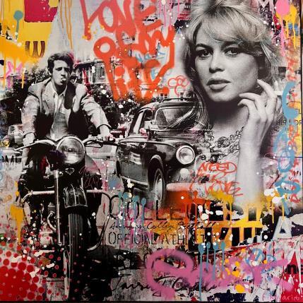 Peinture French glam par Novarino Fabien | Tableau Pop-art Icones Pop