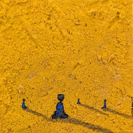 Peinture A542 par Lemonnier  | Tableau Matiérisme Acrylique, Zinc Paysages