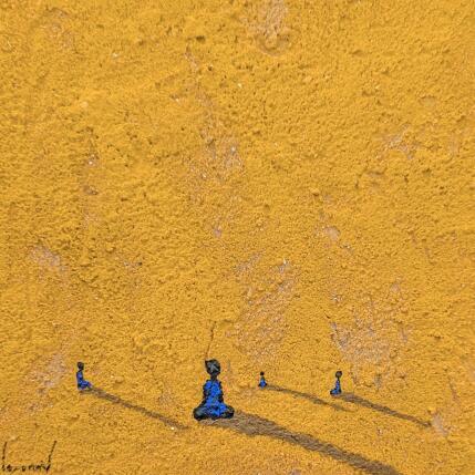 Peinture A549 par Lemonnier  | Tableau Matiérisme Acrylique, Zinc Paysages