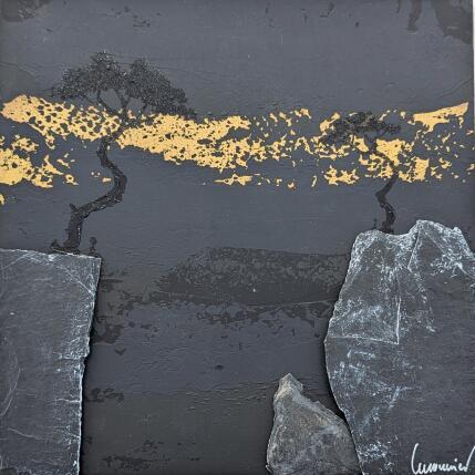 Peinture A552 par Lemonnier  | Tableau Matiérisme Acrylique, Zinc Paysages