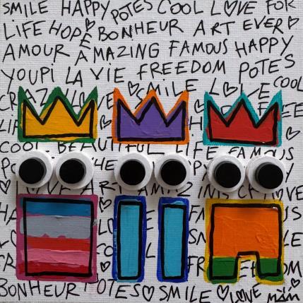 Painting 3 POTES by Mam | Painting Pop-art Acrylic Pop icons