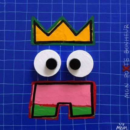 Peinture MON POTE par Mam | Tableau Pop-art Acrylique Icones Pop, Minimaliste