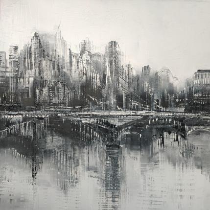 Peinture Melody black 1 par Levesque Emmanuelle | Tableau  Huile