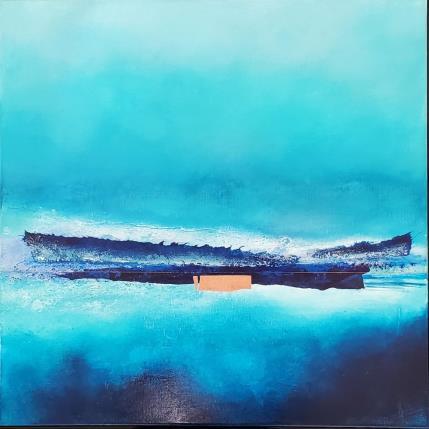 Peinture Abstraction 3056 par Hévin Christian | Tableau Abstrait Acrylique, Huile, Pastel Minimaliste