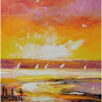 Peinture Les voiliers par Hébert Franck | Tableau Figuratif Huile Marine, Paysages