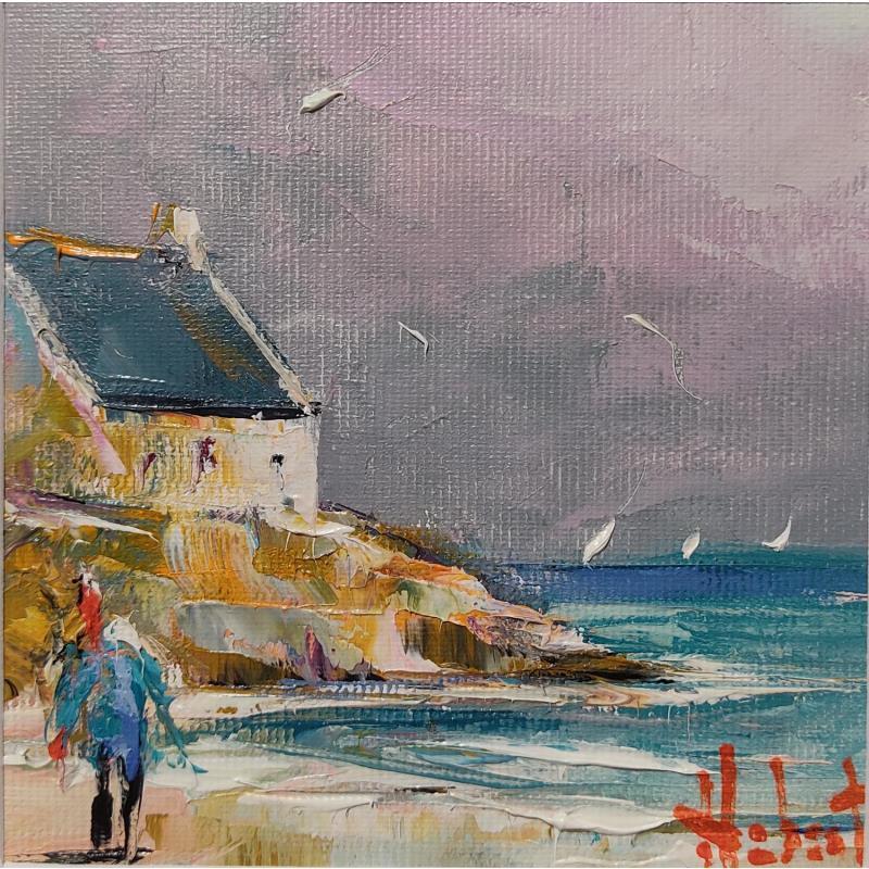 Pintura En Bretagne por Hébert Franck | Pintura Figurative Landscapes Marine Oil