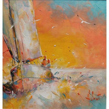 Peinture Duo par Hébert Franck | Tableau Figuratif Huile Marine, Paysages