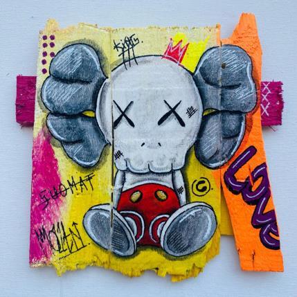 Pintura BANG por Molla Nathalie  | Pintura Pop-art Acrylic, Posca, Wood Pop icons