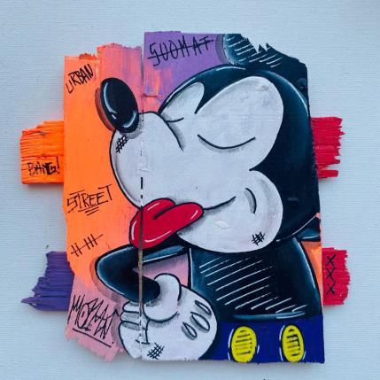 Pintura  BANG 1 por Molla Nathalie  | Pintura Pop-art Acrylic, Posca, Wood Pop icons