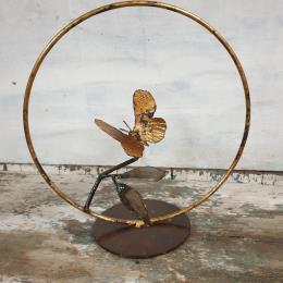 Sculpture CAT2 No Name 10029-21509-20241205-2 par Eres Nicolas | Sculpture Figuratif Métal Animaux