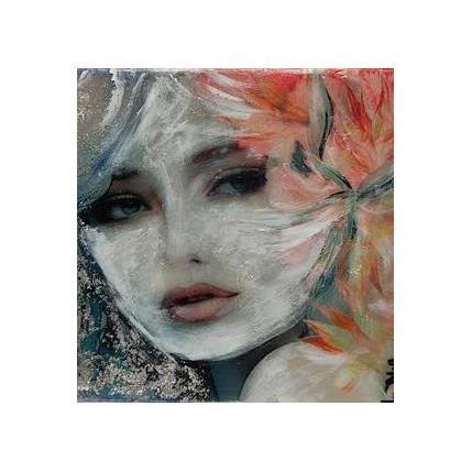 Painting Mirada II by Bofill Laura | Painting Figurative Acrylic, Resin Portrait