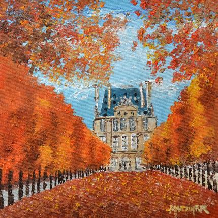 Peinture JARDIN DE TUILLERIES par Rodriguez Rio Martin | Tableau Figuratif Huile Urbain