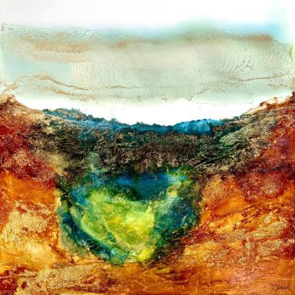 Painting bronze age 2161 by Depaire Silvia | Painting Abstract Acrylic Landscapes, Marine, Minimalist