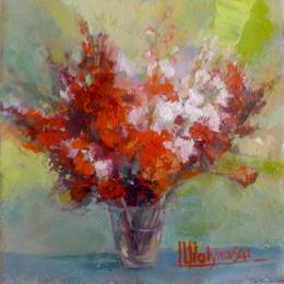 Painting F2014 Éclat Printanier by Malynovska Iryna | Painting Impressionism Oil Pop icons, Still-life