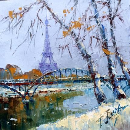 Peinture Ha nevado par Jmara Tatiana | Tableau Figuratif Huile