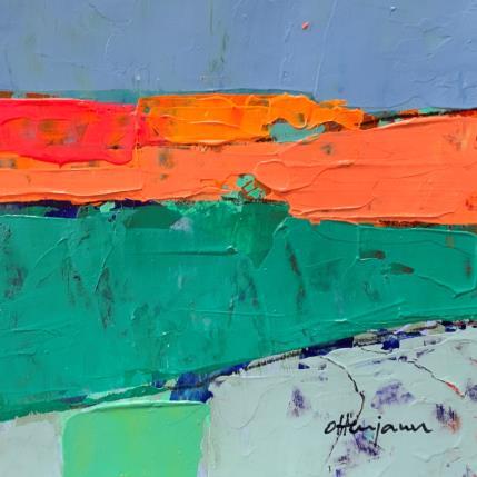 Peinture Petit voyage dans le sud 1 par Ottenjann Andrea | Tableau Abstrait Acrylique Paysages