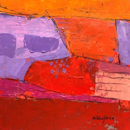 Peinture Hot 2 par Ottenjann Andrea | Tableau Abstrait Acrylique Paysages