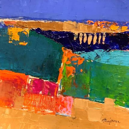 Peinture Voyage à la mer par Ottenjann Andrea | Tableau Abstrait Acrylique Paysages