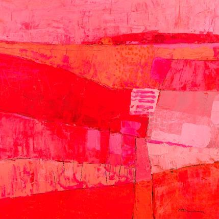 Peinture Terre brillante par Ottenjann Andrea | Tableau Abstrait Acrylique Paysages