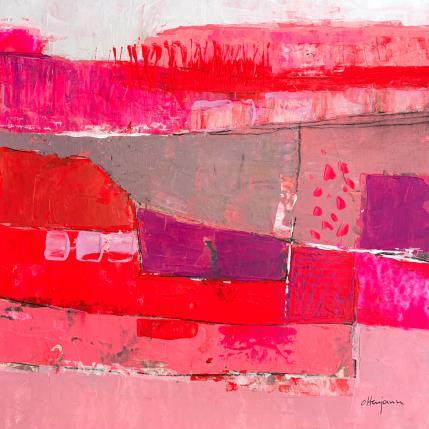 Peinture Pensées volantes par Ottenjann Andrea | Tableau Abstrait Acrylique Paysages