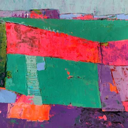 Peinture Ivresse des couleurs par Ottenjann Andrea | Tableau Abstrait Acrylique Paysages