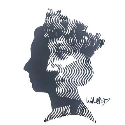 Peinture David queen  par Wawapod | Tableau Pop-art Acrylique, Posca Icones Pop