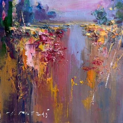 Peinture The Path to Happiness par Petras Ivica | Tableau Impressionnisme Huile Paysages