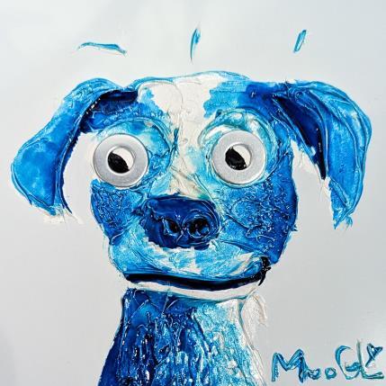 Peinture DEGLACIUS par Moogly | Tableau Art Singulier Acrylique, Pigments, Résine Animaux