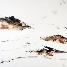 Peinture 723 A par Naen | Tableau Abstrait Acrylique, Encre