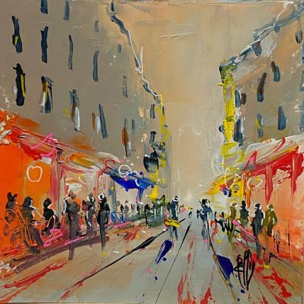 Painting Cafés by Raffin Christian | Painting Figurative Oil Urban