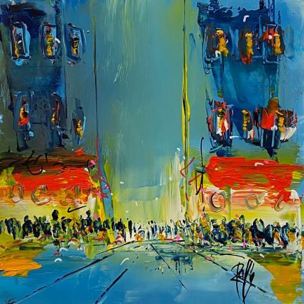 Painting En ville by Raffin Christian | Painting Figurative Oil Urban
