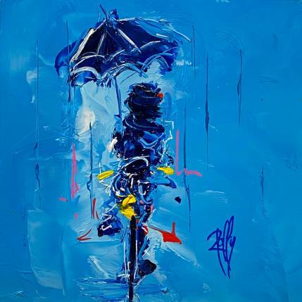 Painting Petite pluie by Raffin Christian | Painting Figurative Oil Life style