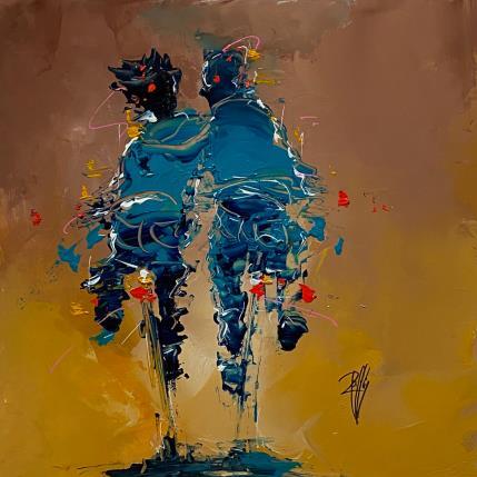 Painting Tout Contre by Raffin Christian | Painting Figurative Oil Life style